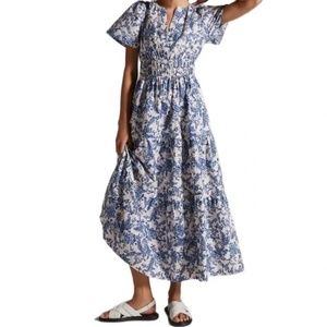 Anthropology Maeve Somerset Maxi Dress